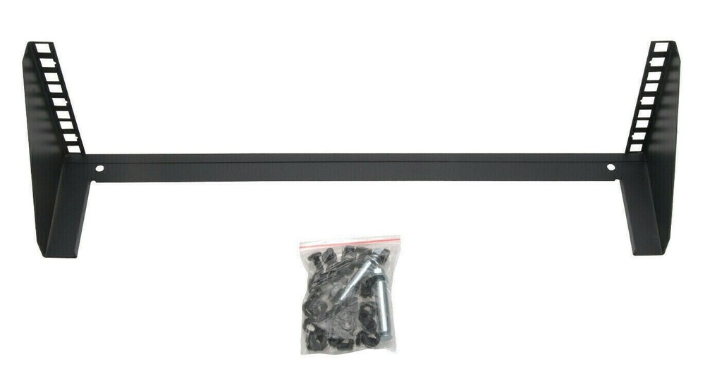 Vertical Wall Mount Server Rack 3U 19" Network IT Bracket Space Saver Mountable