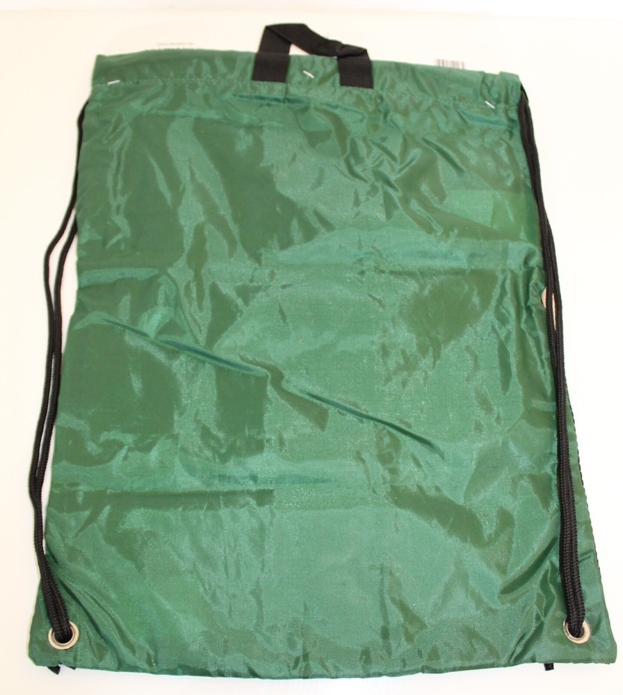 Adventure Trails Drawstring Sack - Lightweight Nylon Back Pack - Mesh Pockets