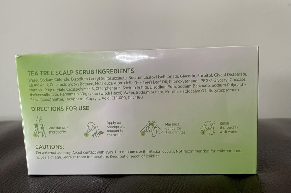 RoyceDerm Head Spa Ritual Kit, 2-Step Exfoliate & Refresh Set, Tea Tree