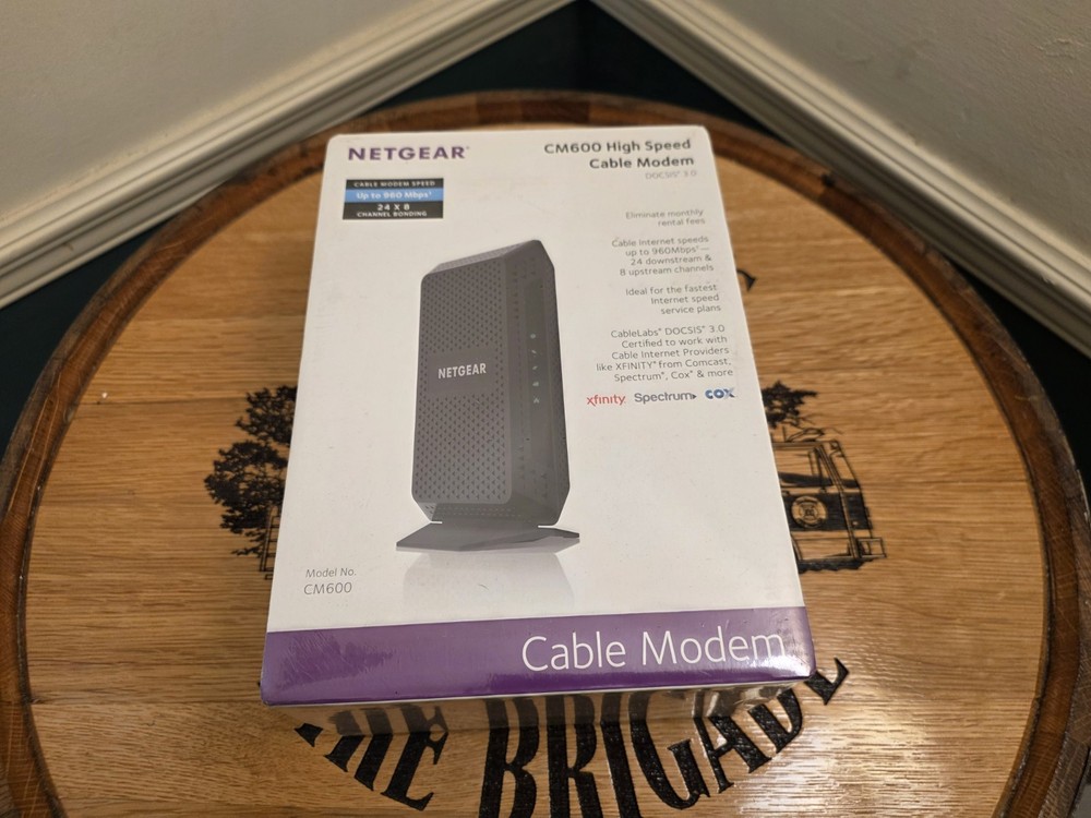 NETGEAR Cable Modem CM600 - Compatible with Cable Providers Including Xfinity...