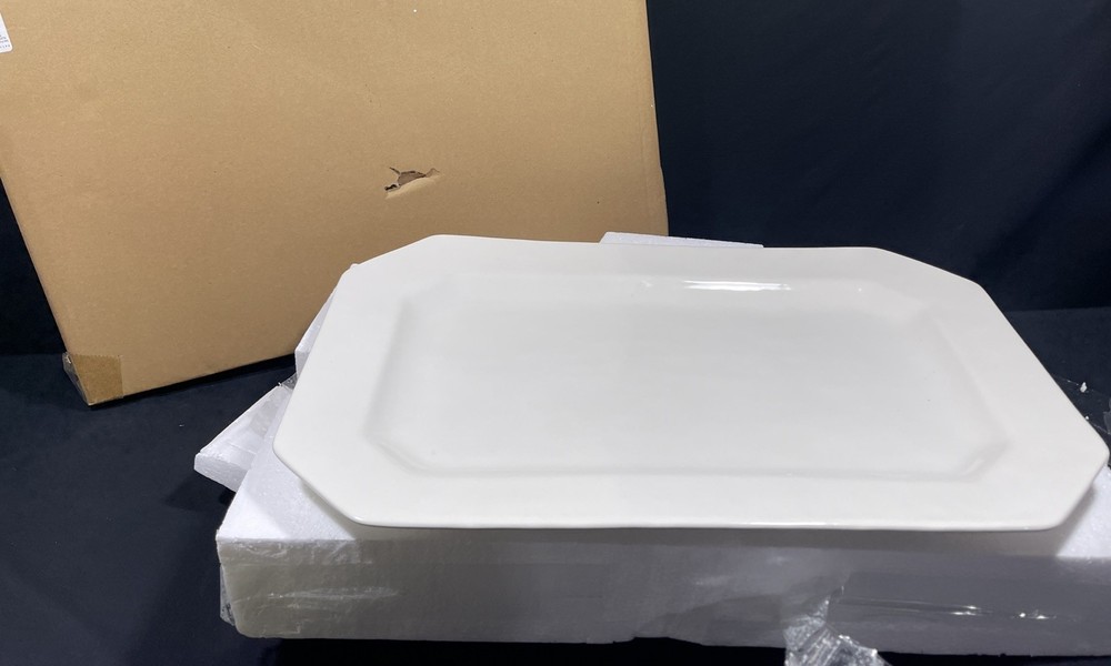 Pottery Barn Healdsburg Oversized Rectangular Platter 13”x19” Geometric