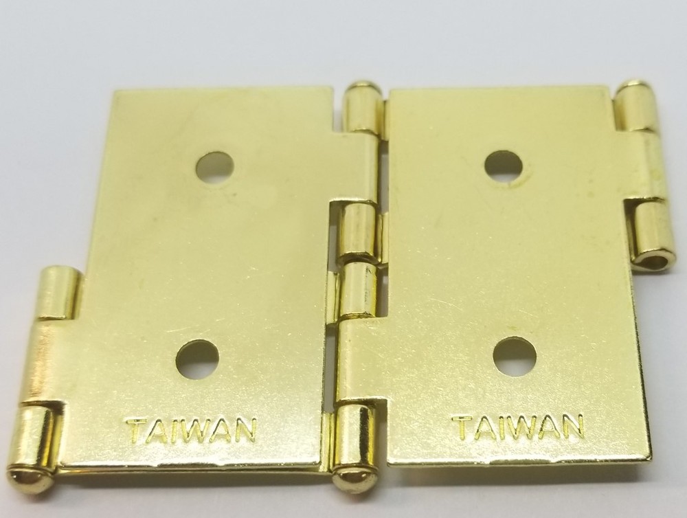 LARGE BRASS Plated Steel Double-Acting Folding Screen Hinge door open blind box