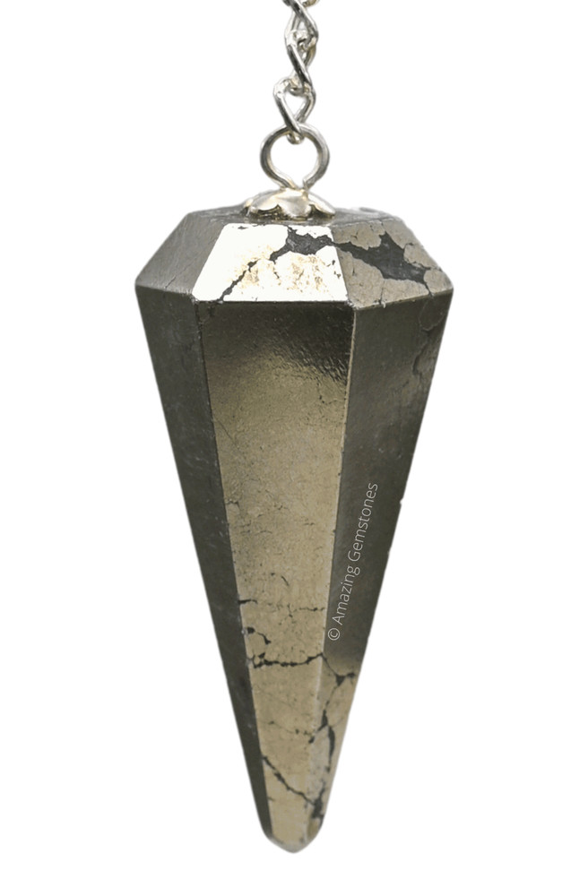 Pyrite Dowsing Crystal Pendulum
