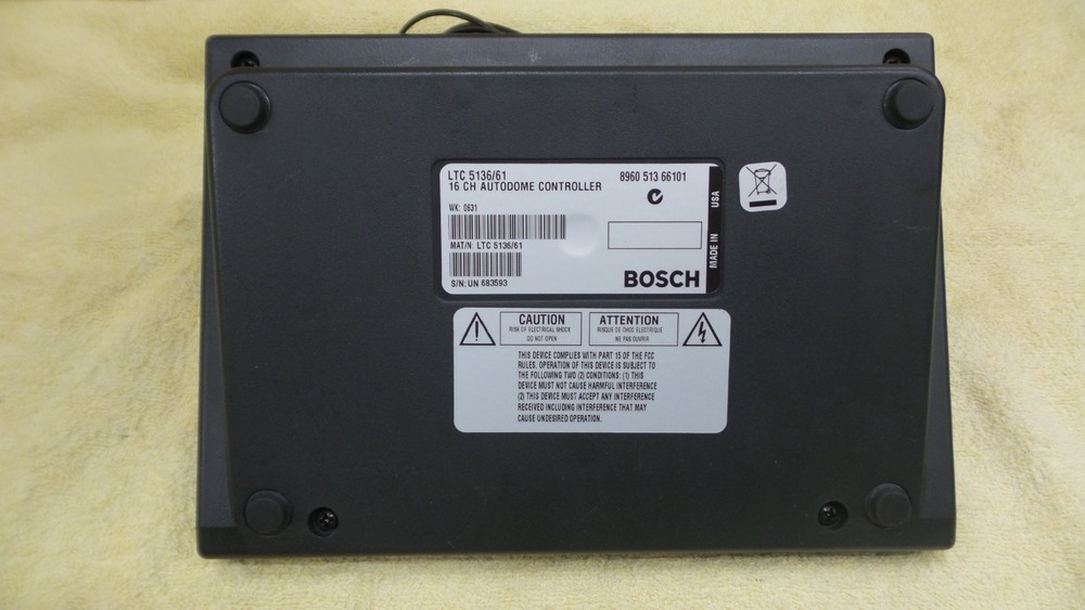 Bosch 5136/61 AutoDome Controller, Security Camera Remote Control, USED, BS