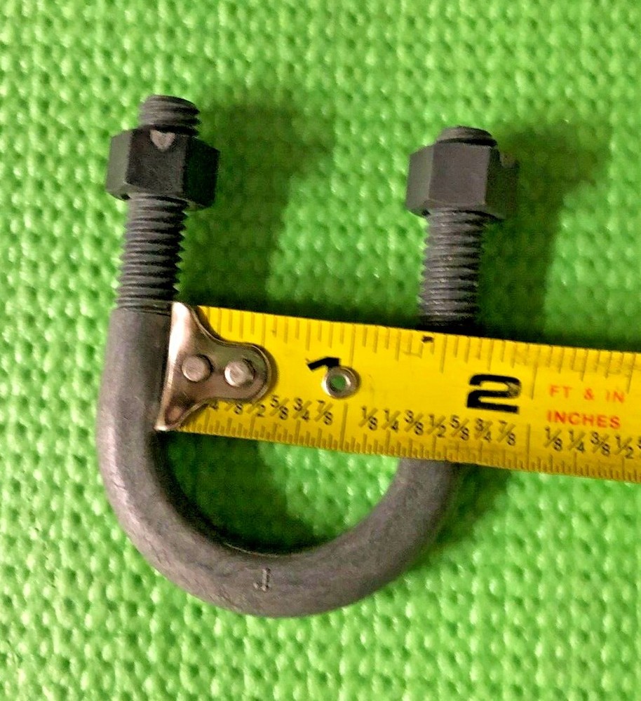 McMaster-Carr 30485T23 Nonconductive U-Bolt 1" Pipe 3/8"-16 Thread Size