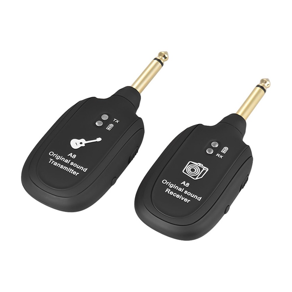 A8 UHF Wireless Guitar Transmitter Receiver Set 730mhz 50M Range