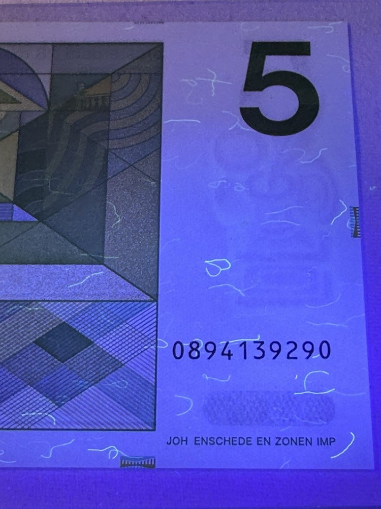 1973 Netherlands 5 Gulden Banknote P# 95
