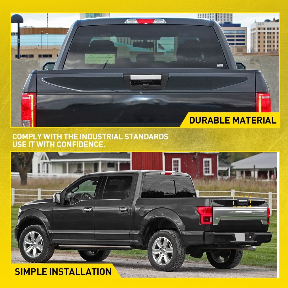 Tailgate Handle with Rear View Backup Camera Replacement for Ford F... Fast Ship
