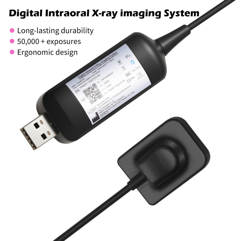 Dental X Mobile Unit System Ray Digital Machine High Frequency + Shield/Sensor