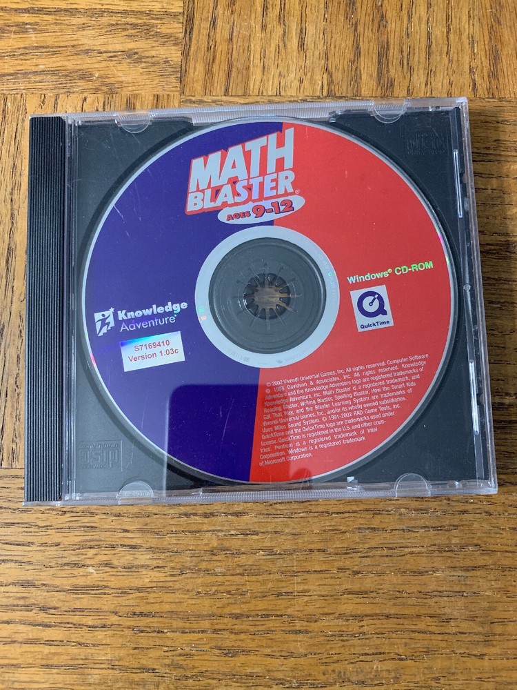 Math Blaster Ages 9-12 PC Game