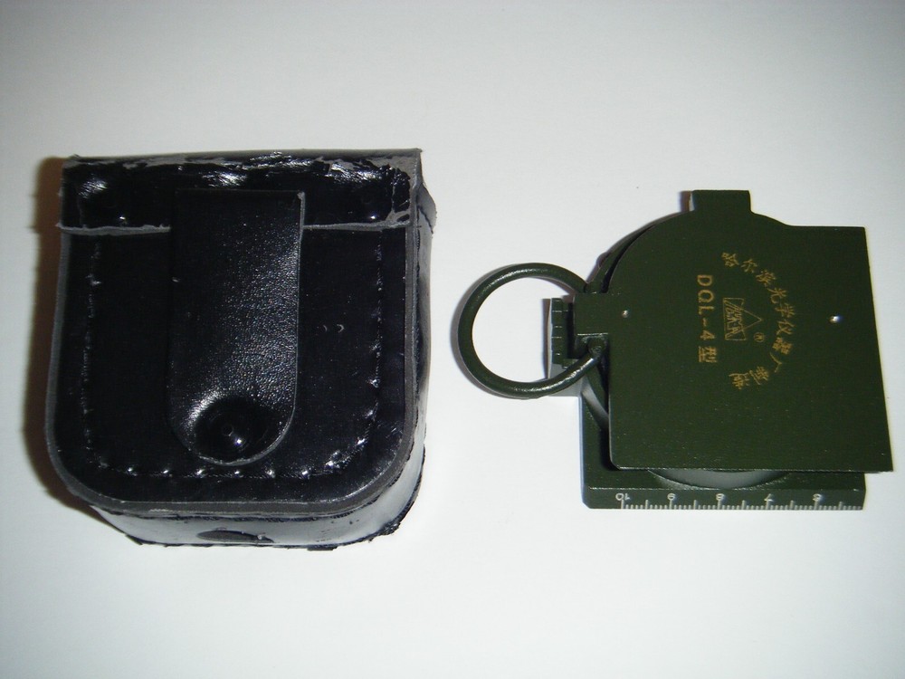 DQL-4 Military Style Metal Compass & Case