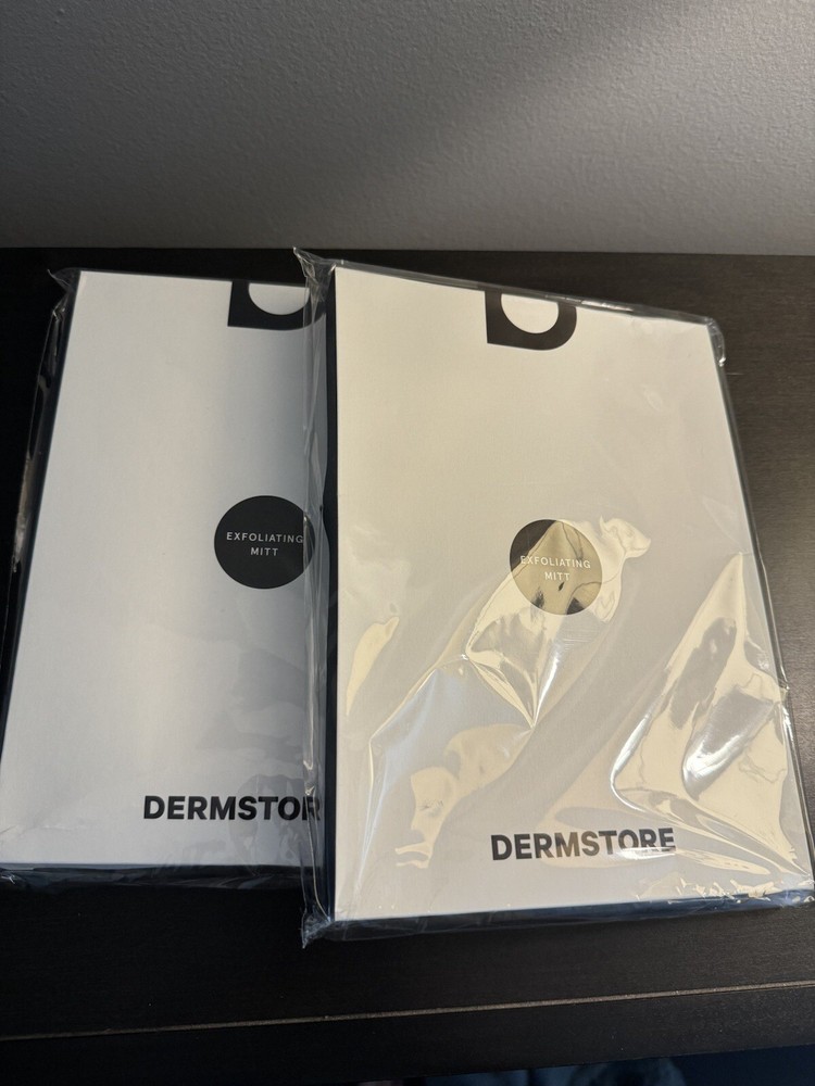 Dermstore Exfoliating Mitt NEW Sealed X2