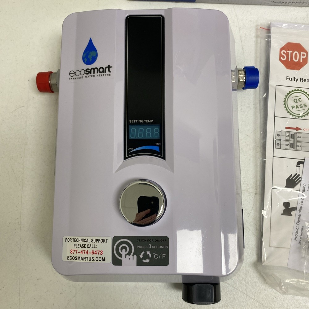 EcoSmart ECO 8 Tankless Electric Water Heater 8 kW 240V