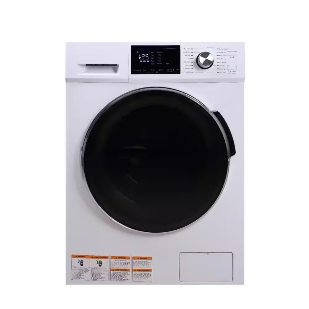 2.7 Cu. Ft. White All-In-One Front Loading Washer and Dryer Combo