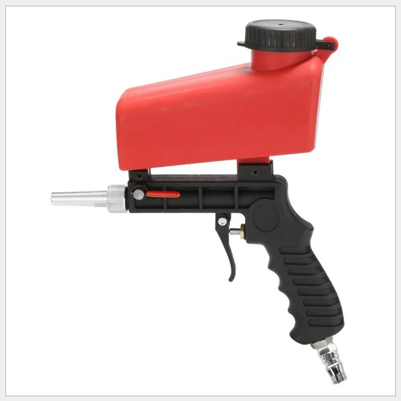 Adjustable Pneumatic Sandblasting Gun Small Handheld Sandblasting Gun Portable