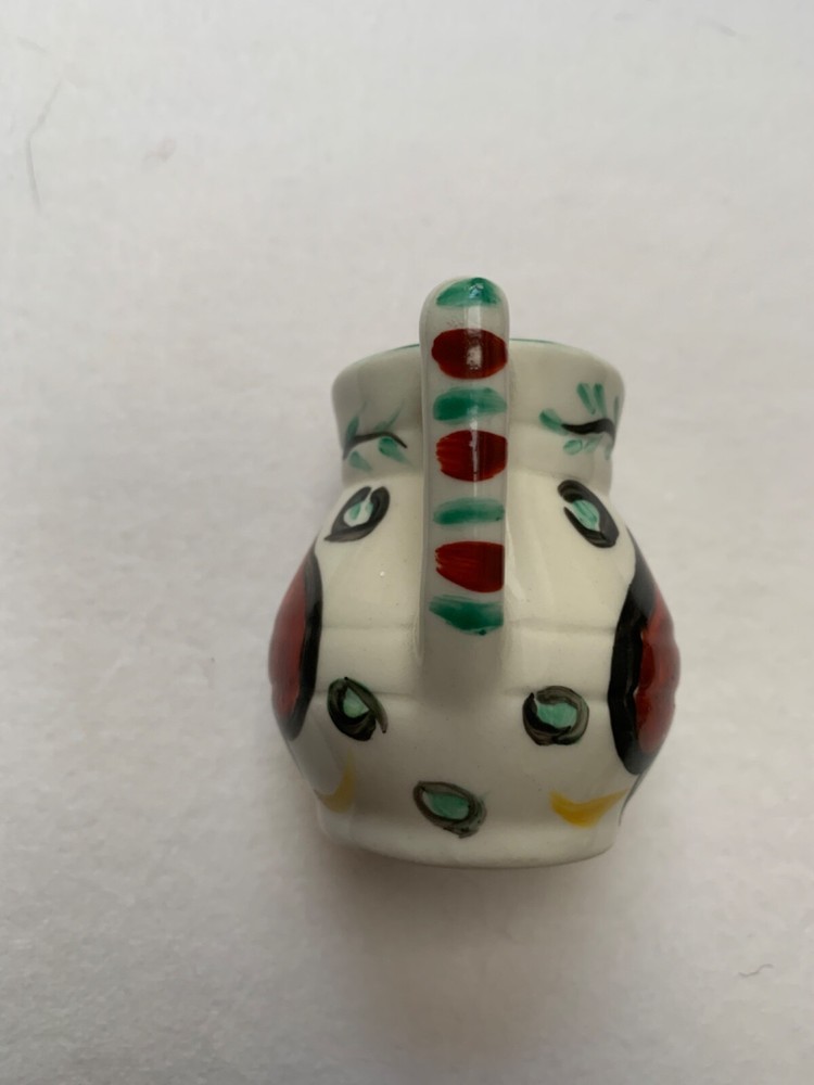 Vintage Handpainted Pitcher Miniature 3"