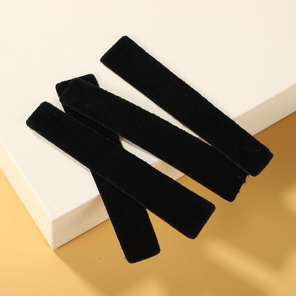 4pcs Archery Bow String Silencers, Premium Limb Silencing Bowstring black