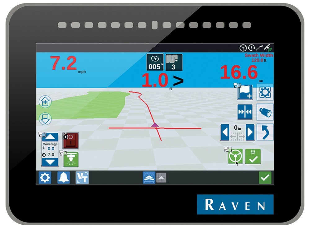 Raven CR7 Field Computer GPS Display Precision Agriculture Controller CR7