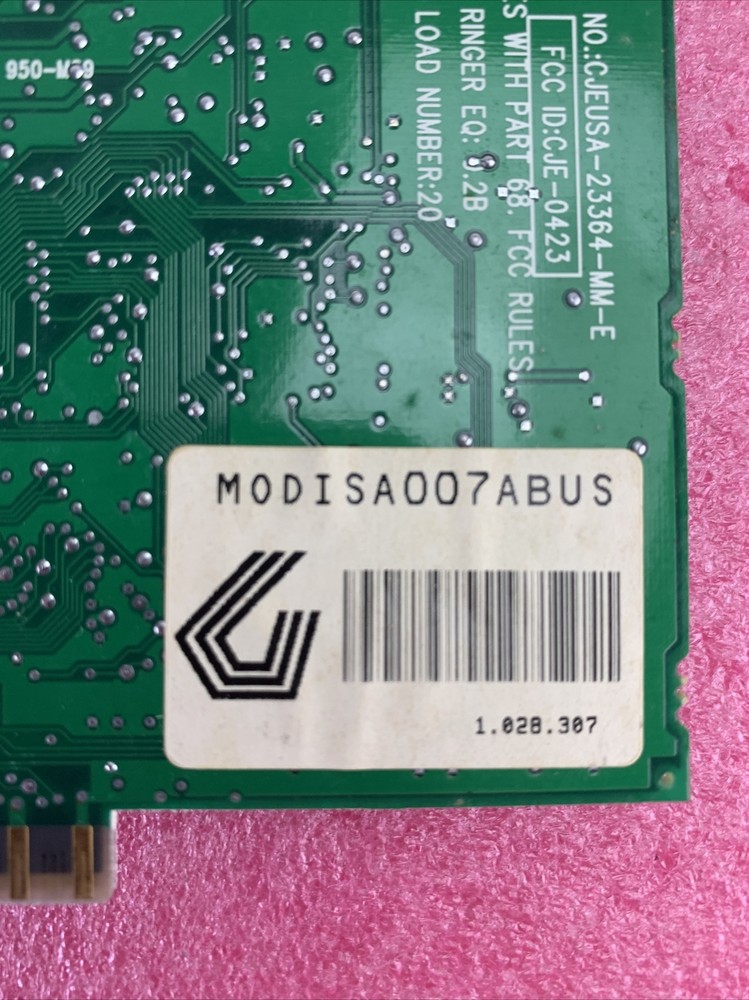 US ROBOTICS GATEWAY 2000 TELEPATH 33.6 MODEM CARD MODISA007ABUS