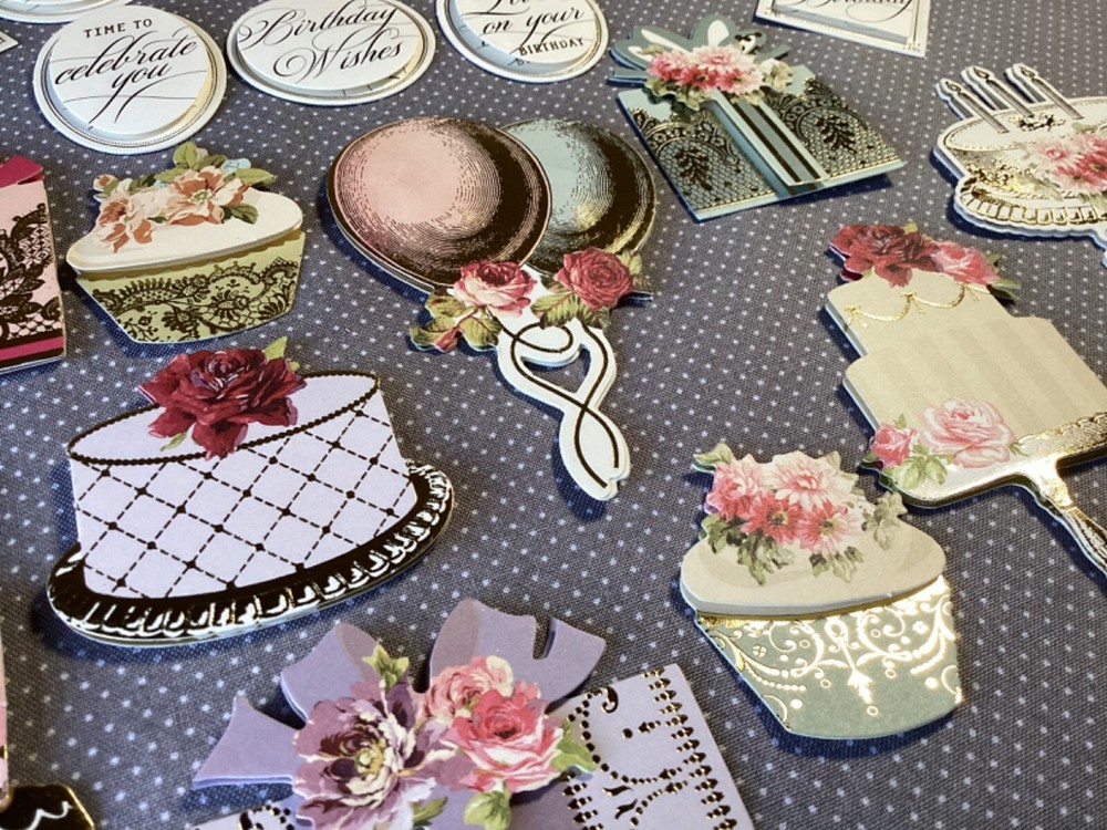 Anna Griffin 3D Birthday Celebrations Embellishments 20pc A1