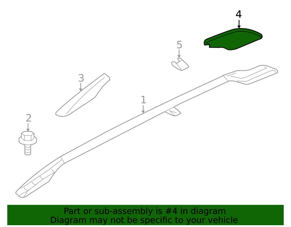 Genuine Mitsubishi Rear Cover 7661A111