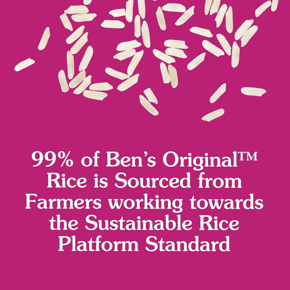 BEN'S ORIGINAL Ready Rice Jasmine Rice, Easy Dinner Side, 8.5 OZ Pouch, Pack 6