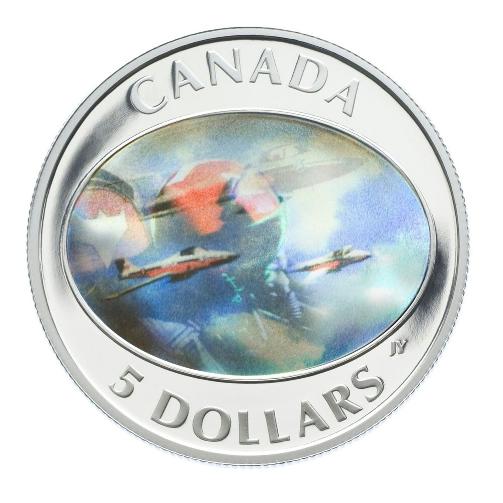 2006 Canada $5 Fine Silver Coin & Stamp Set - Snowbirds