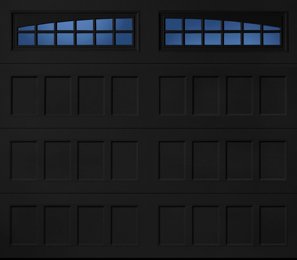 2 Amarr Moonlite Replacement Inserts for Amarr Long Panel Garage Doors Black