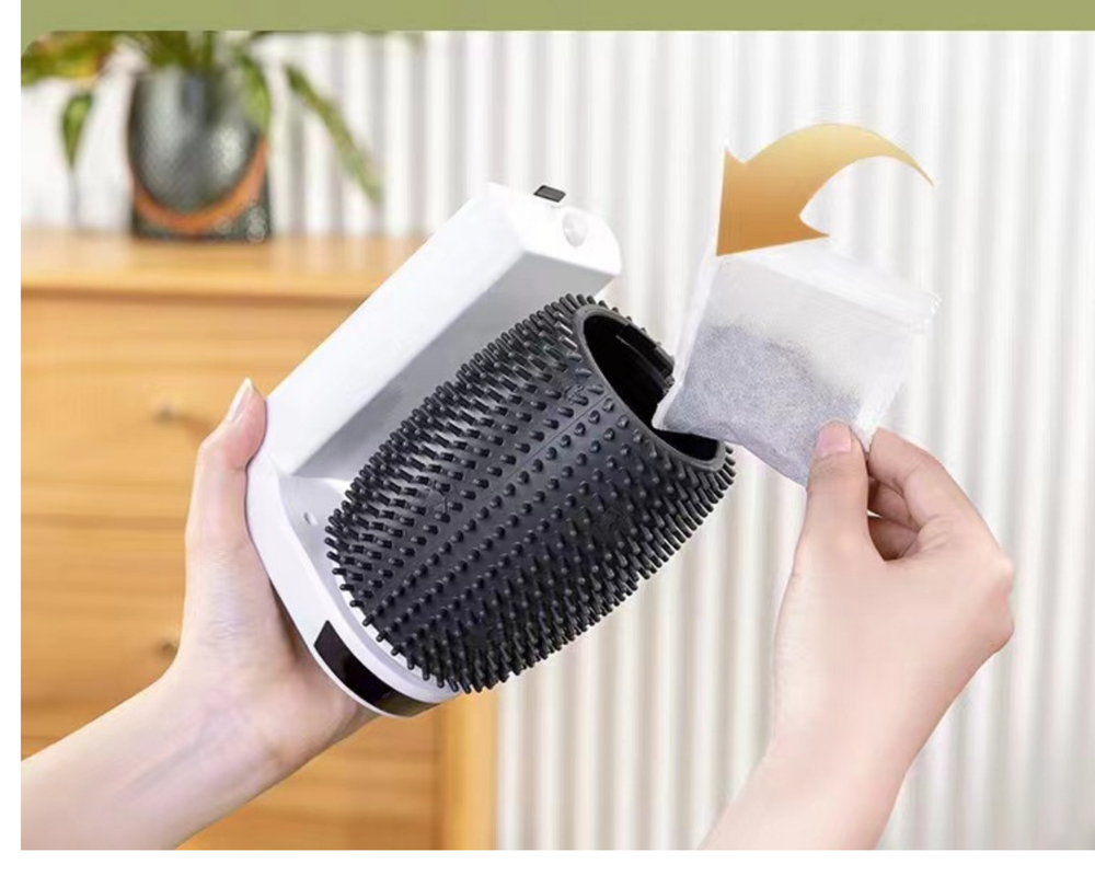 Cat Grooming Self Automatic Rotating Corner Massager