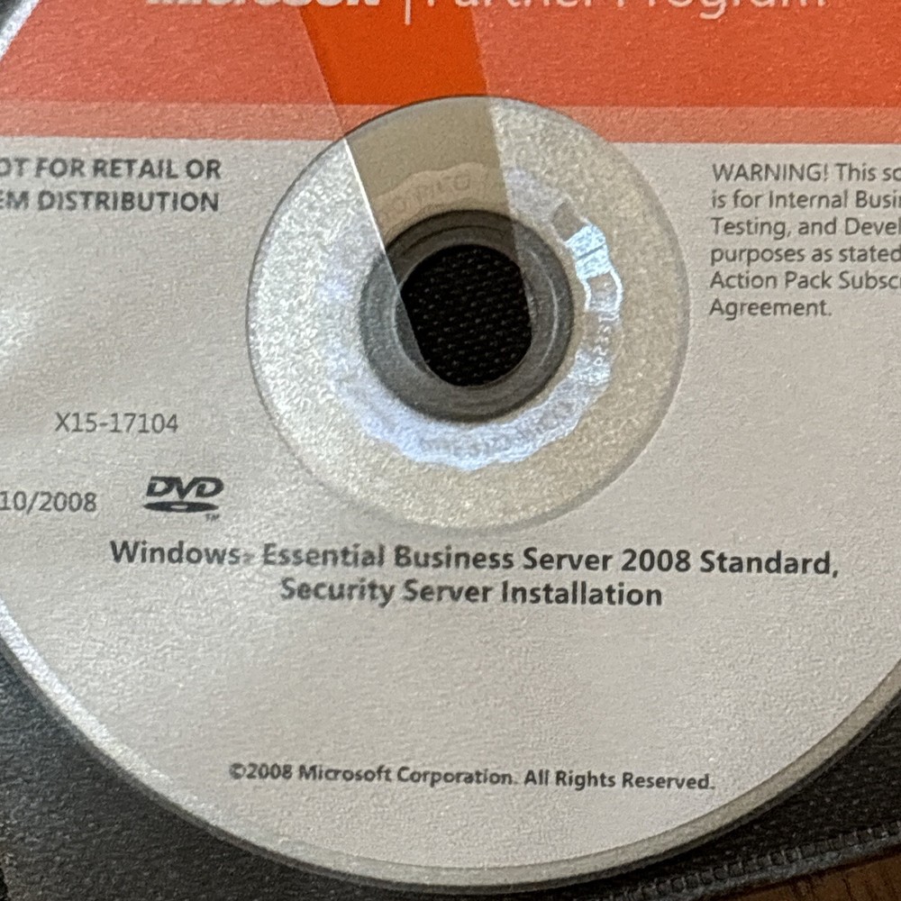 Windows Essential Business Server 2008 Security Server Messaging Installation