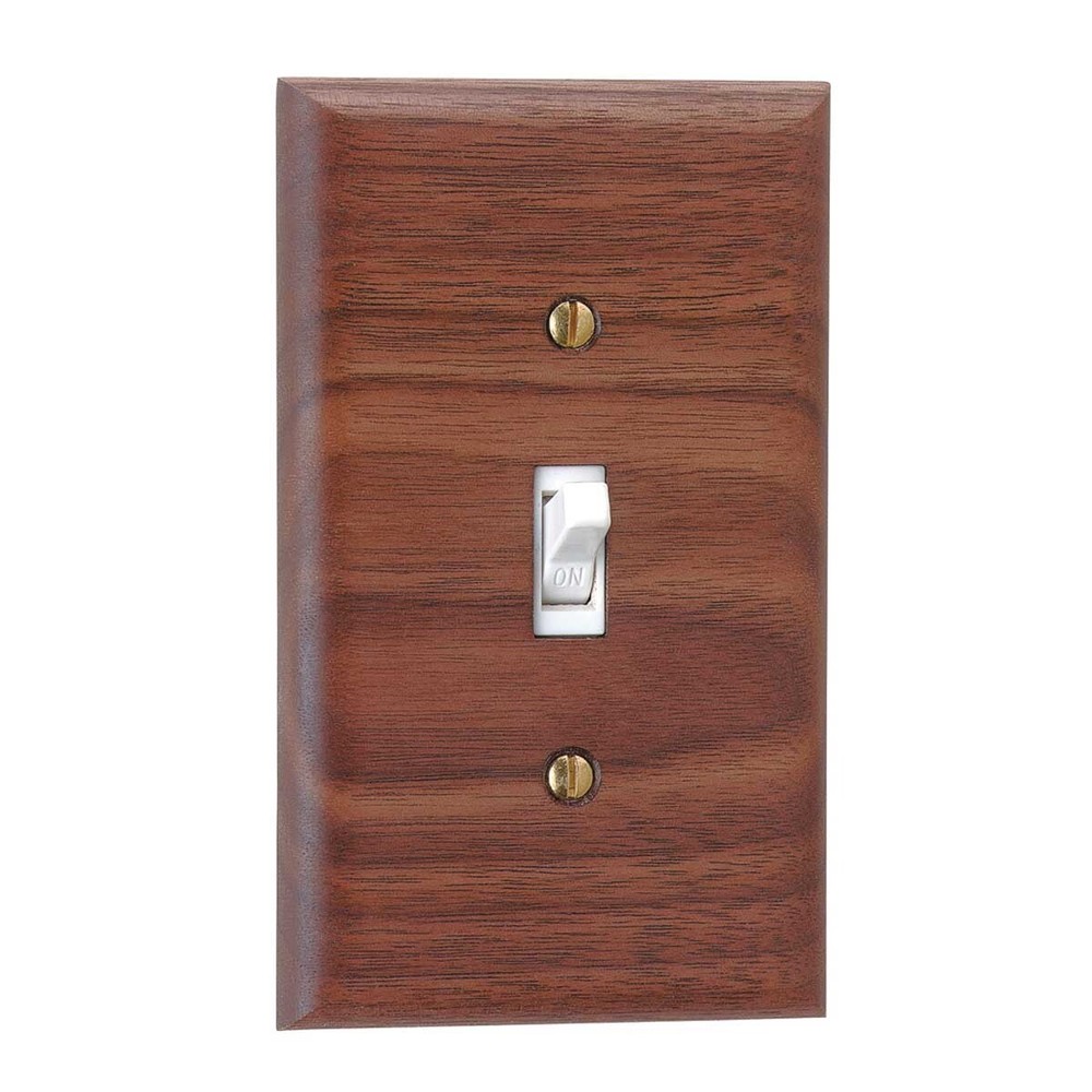Switchplate Walnut Single Toggle | Renovator's Supply