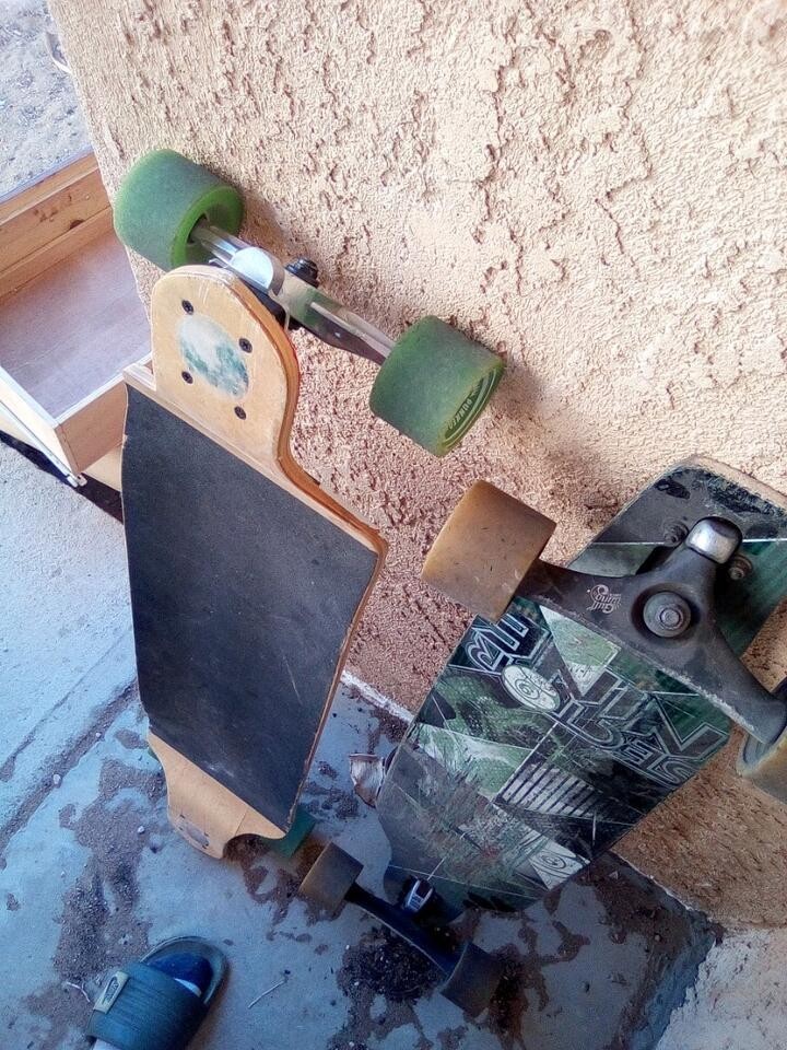 longboard skateboard complete used