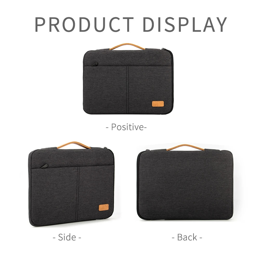 16 Inch Laptop Sleeve Bag with Handle Shockproof Notebook Pouch Protective Case