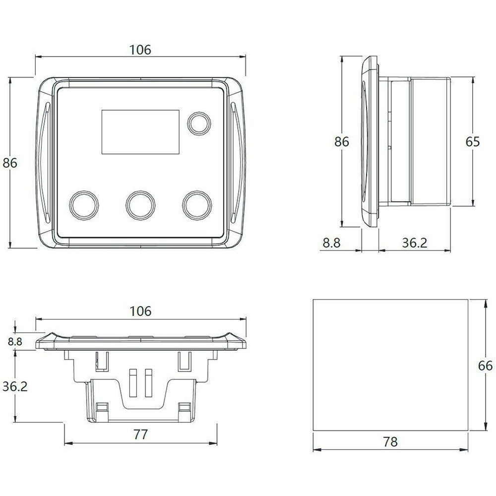 Robust DC30D Generator Controller Panel for Easy Maintenance and Installation