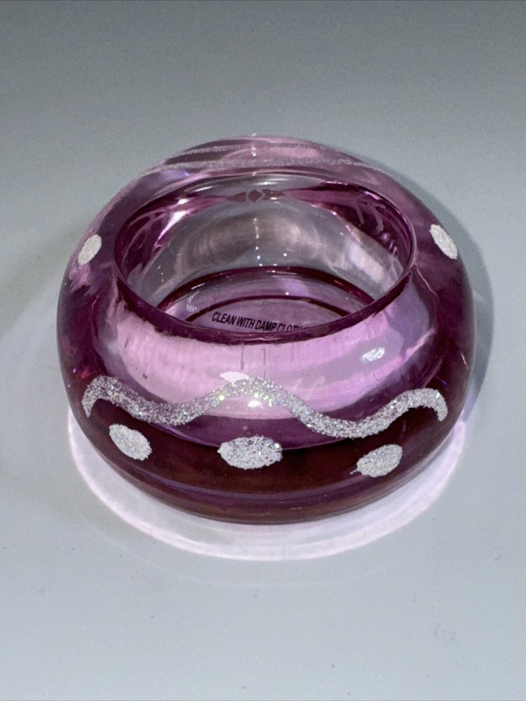 Glass Easter Egg Shaped Tea Light Holders