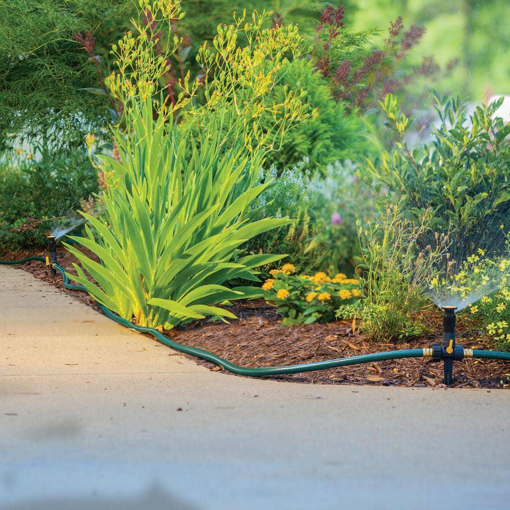 Multi Adjustable Spike Sprinkler (5-pack) | Ft Green Control Water Flow Melnor