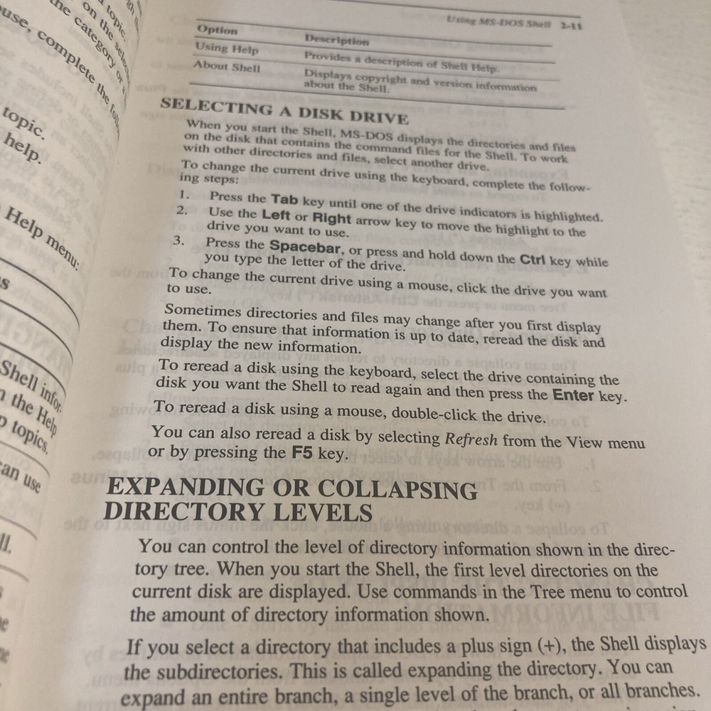 MS-Dos Version 5 Paperback Textbook Refrence Guide 1992 Compaq Industry