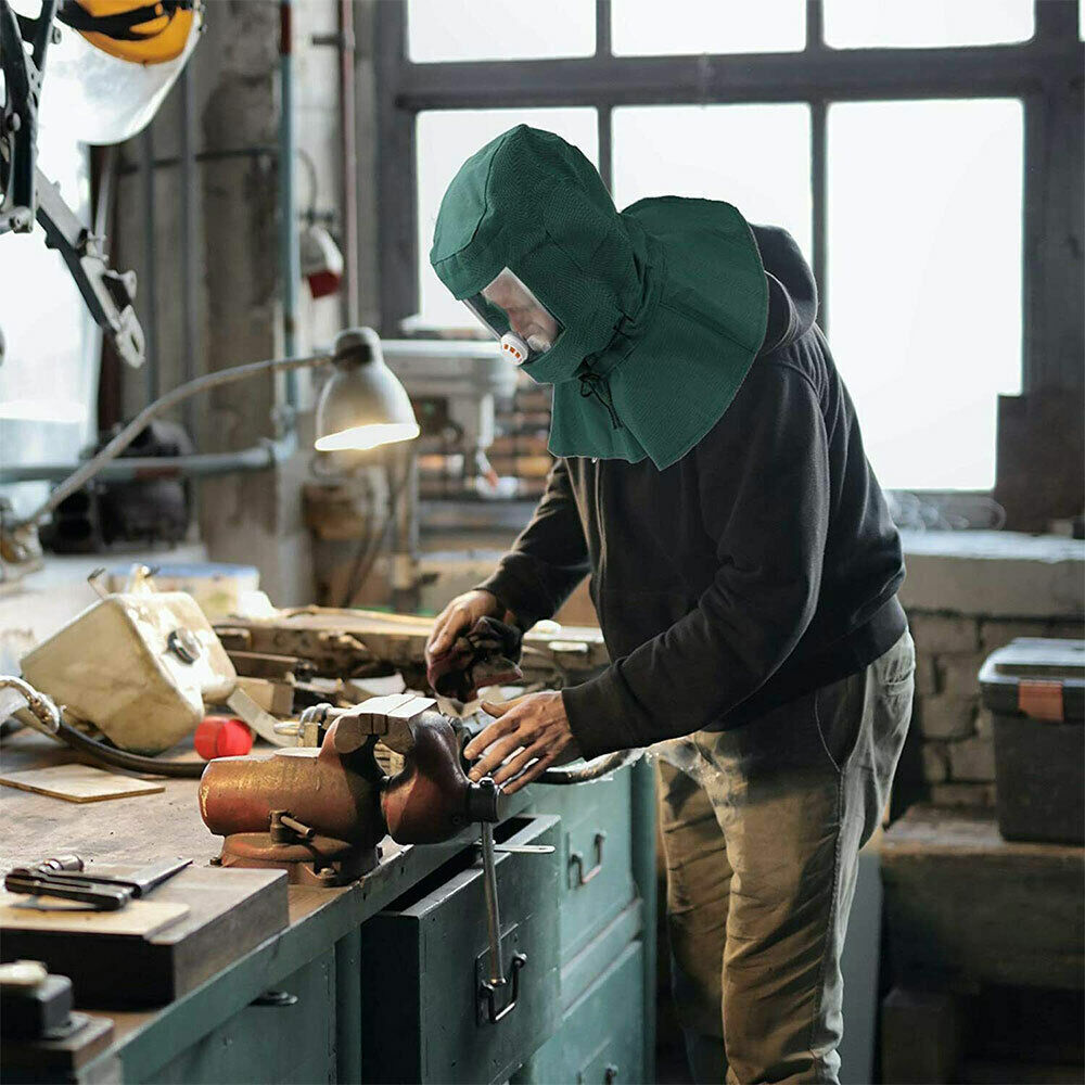 Sand Blasting Hood Abrasive Sandblaster Wind Dust anti Tool Useful Tool Sandblas