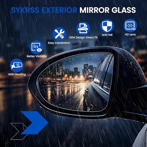 Passenger Right Side Lower Mirror Glass Passenger Side Lower Mirror (Right)