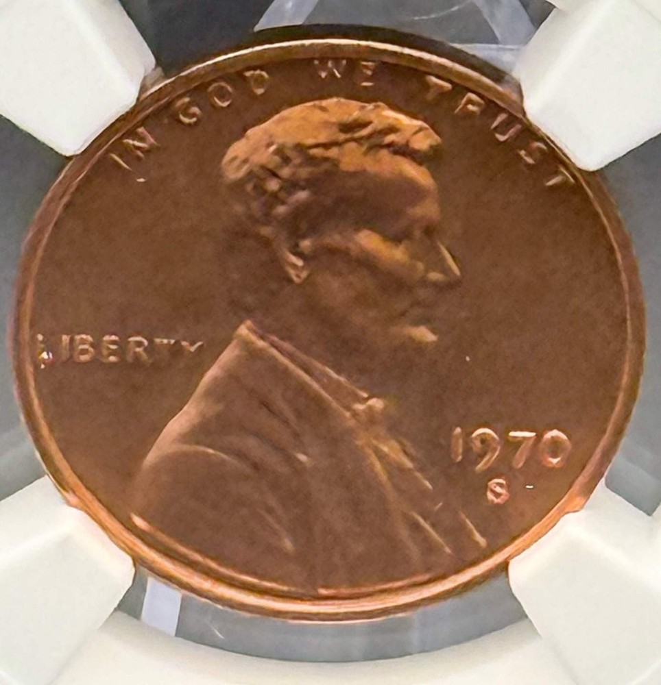 1970-S 1C Large Date NGC PF66 RD