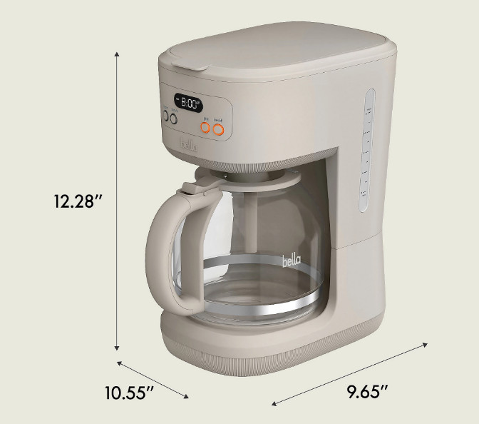 12 Cup Programmable Coffee Maker Auto Brew Glass Carafe Drip Machine