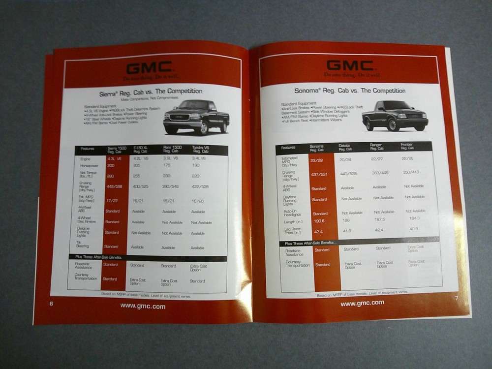 2000 GMC Sales Catalog