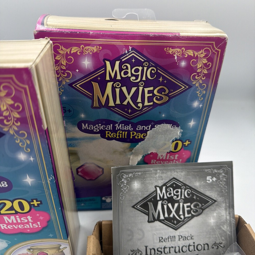 Magic Mixies Magical Mist 3 REFILL PACKS Spells for Use W/ Magic Cauldron B2
