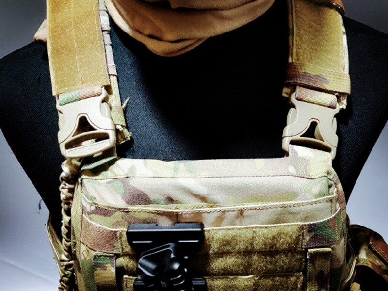 1 pair Hunting Quick Release Buckle Shoulder Strap for AVS Vest