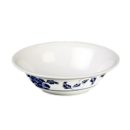 Thunder Group 5107TB 24 oz Lotus Pattern Melamine Deep Bowl - 1 Doz