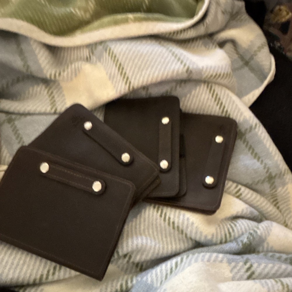 Thread & Maple Leather Case Chocolate Knitting Organizer Pages (Small)