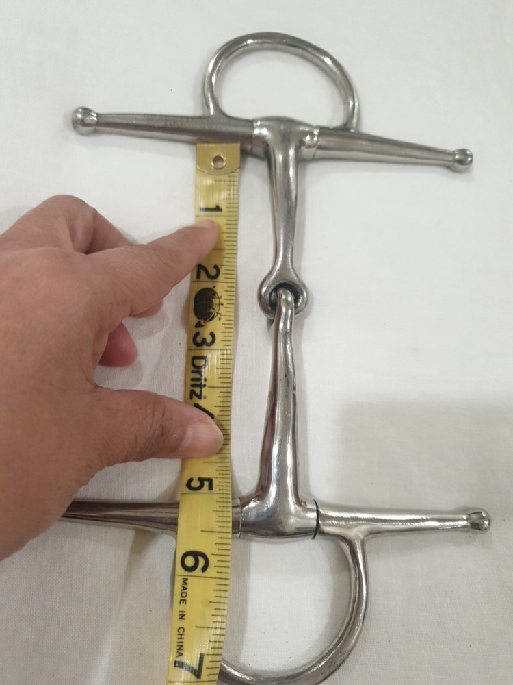 JP Korsteel Full Cheek Eggbutt Snaffle