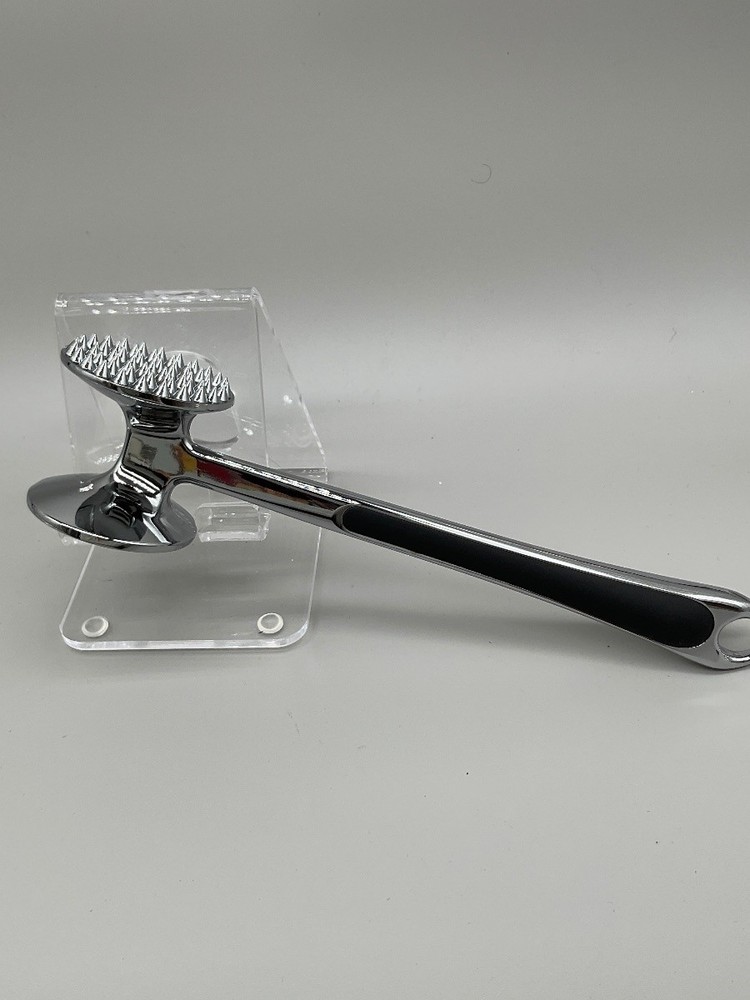 AOWOTO Double Sided Meat Tenderizer Mallet Stainless Finish Kitchen Hammer