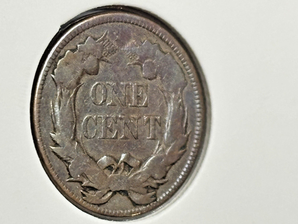 1857 Flying Eagle Cent Better Condition - Nice Toning! $85 Retail!