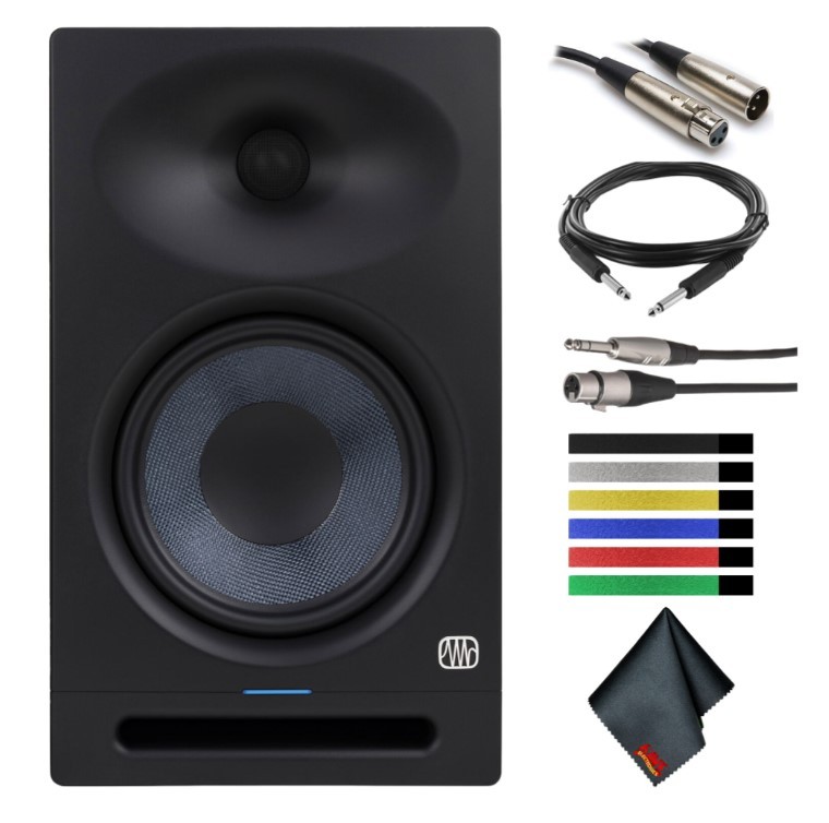 PreSonus Eris Sub 8BT Active Studio Subwoofer with Bluetooth Multimedia Bundle